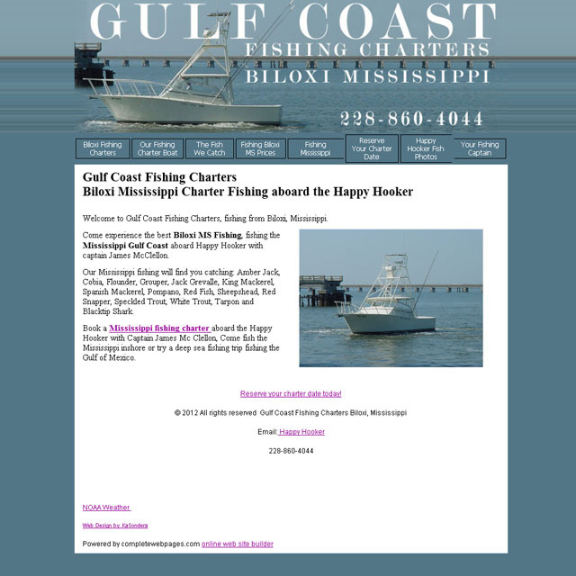 Gulf Coast Fishing Charters Biloxi Mississippi