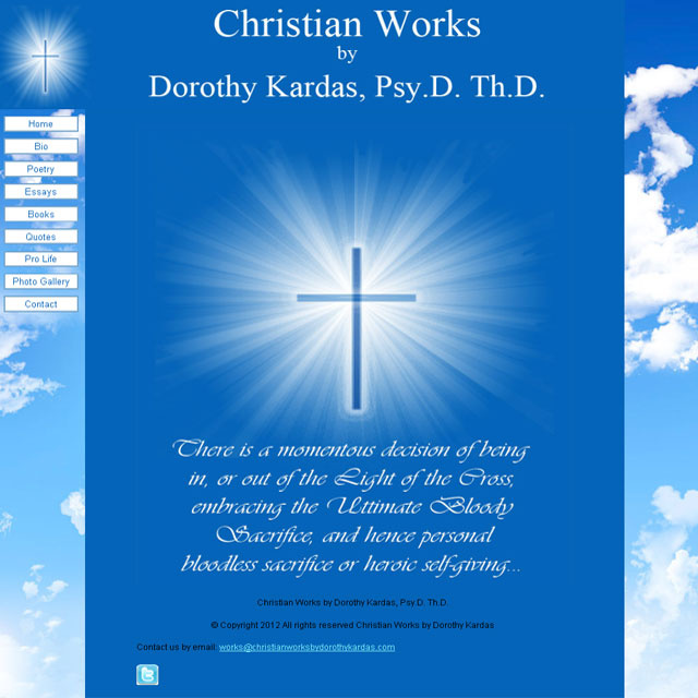 Christian Works by Dorothy Kardas Psy.D. Th.D.