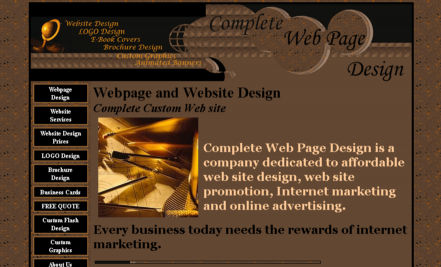 Complete Web Page Design