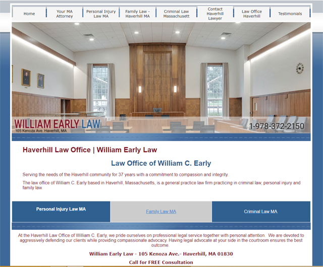 Haverhill Law Office of William C. Early 