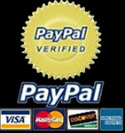 We accept Visa, MasterCard, Discover and American Express